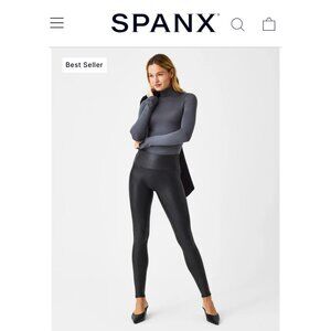 SPANX Faux Leather Leggings